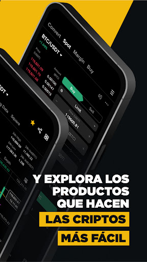 Captura de pantalla de Binance: Bitcoin, Crypto y NFT