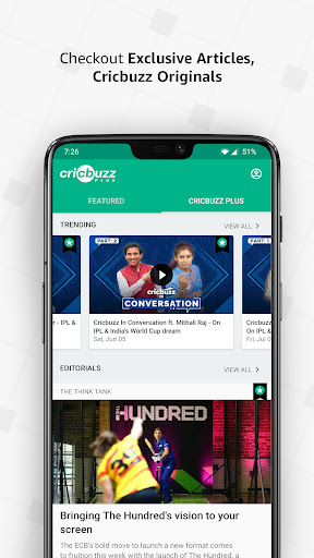 Cricbuzz - Live Cricket Scores Screenshot