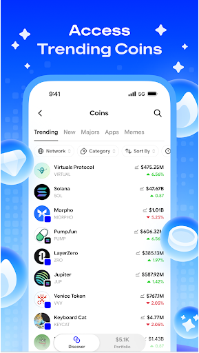 Captura de pantalla de Base: Antes Coinbase Wallet