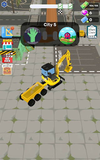 Dozer Demolish: Stadtabriss Screenshot