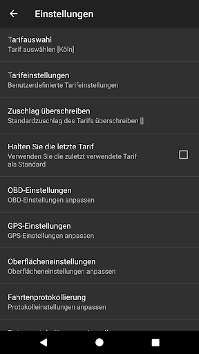 Taxameter Screenshot