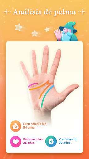 Captura de pantalla de Palm Secret - lectura de mano