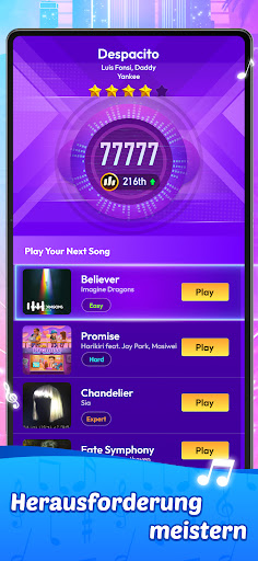 Rhythm Rush Lite-klavierspiele Screenshot