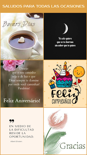 Captura de pantalla de Saludos para toda ocasión