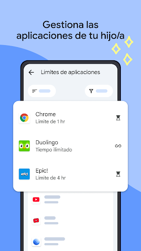 Captura de pantalla de Google Family Link