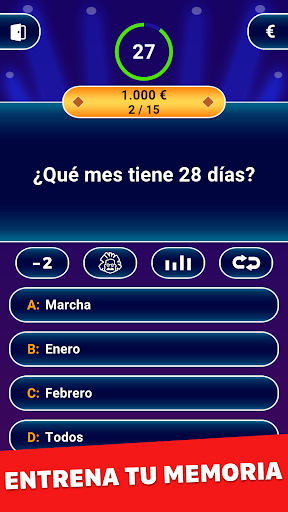 Captura de pantalla de Millonario 2026: trivia quiz
