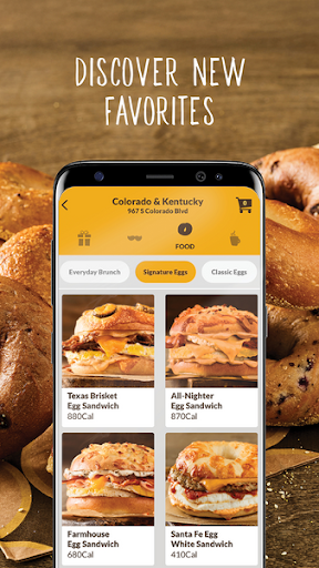 Captura de pantalla de Einstein Bros Bagels