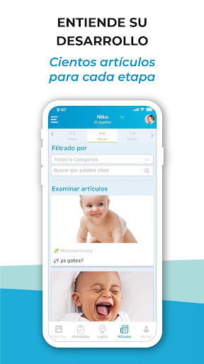 Captura de pantalla de BabySparks - Actividades y Log