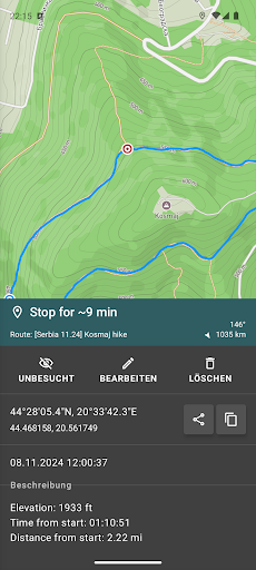 Geo Tracker - GPS tracker Screenshot