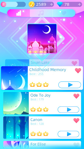 Captura de pantalla de Piano Music Go-Juegos de Piano