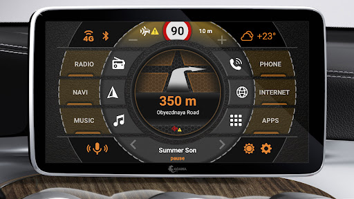 Captura de pantalla de AGAMA Car Launcher