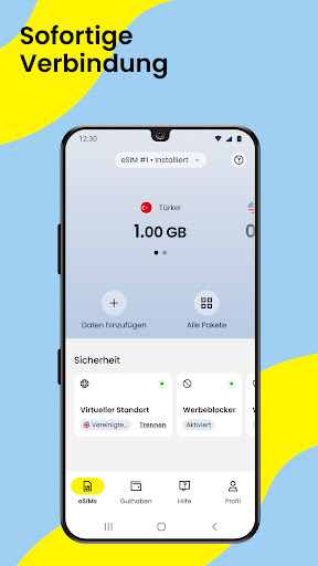 Saily eSIM: Daten für Reisen Screenshot
