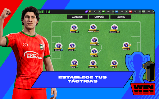Captura de pantalla de Top Eleven: Manager de Fútbol