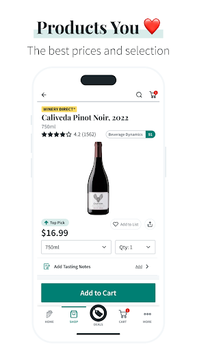 Captura de pantalla de Total Wine & More