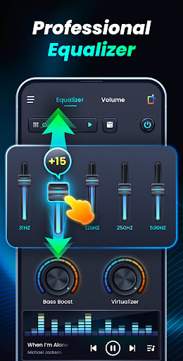 Volume Bass Booster, Equalizer screenshot