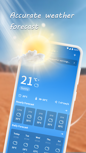 Captura de pantalla de Nice Weather
