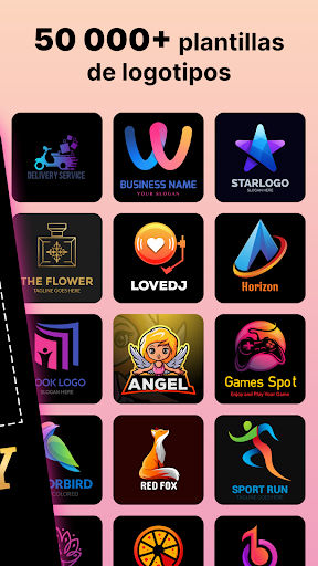 Captura de pantalla de Creador de logos y diseñador