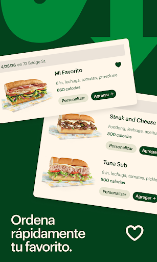 Captura de pantalla de Subway®