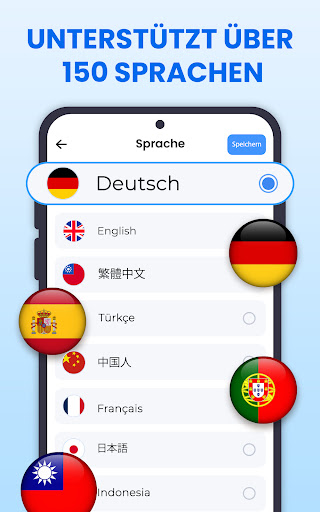 Alle Übersetzen Foto, PDF, DOC Screenshot