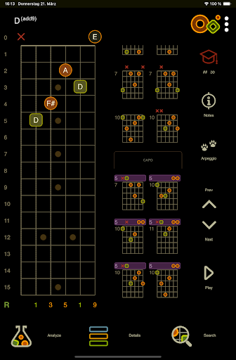 Captura de pantalla de Oolimo Guitar Chords