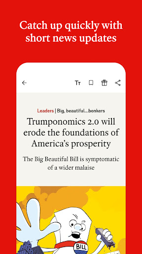 Captura de pantalla de The Economist - World News