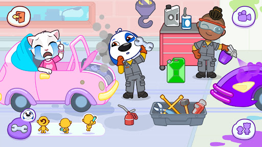 Captura de pantalla de Talking Tom & Friends: Mundo