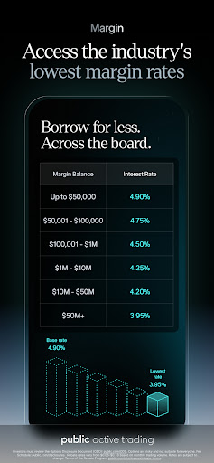 Captura de pantalla de Public – Stocks and Options