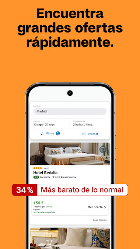 Captura de pantalla de trivago : Compara hoteles