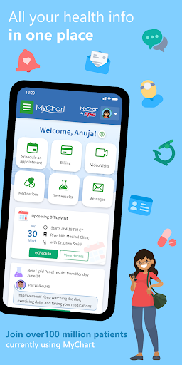 Captura de pantalla de MyChart