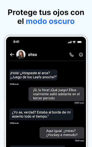 Captura de pantalla de Mensajes