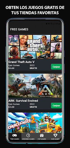 Captura de pantalla de Epic Freebie Games Radar