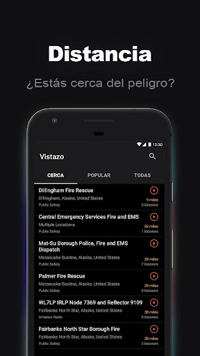 Captura de pantalla de Escáner Policial