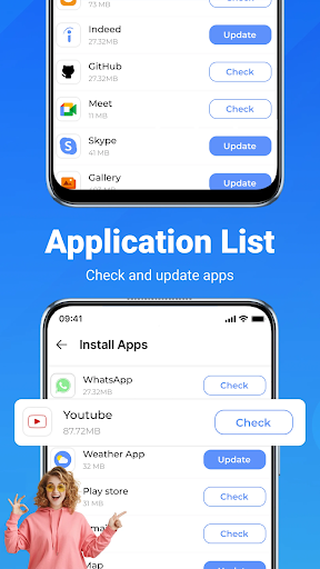 Captura de pantalla de Actualización de Software