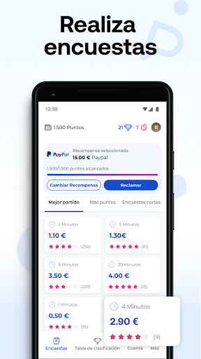 Captura de pantalla de Prime Opinion Encuestas App