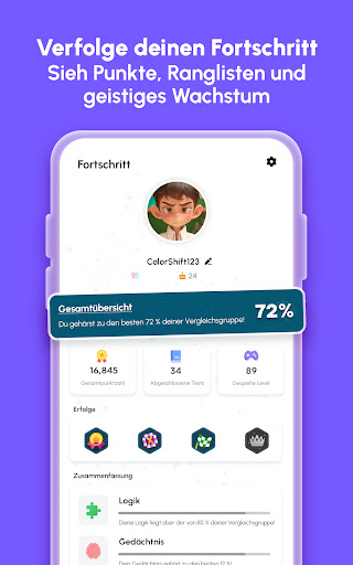 Brainova: IQ-Test & Logikspiel Screenshot