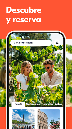 Captura de pantalla de GetYourGuide: tours y viajes