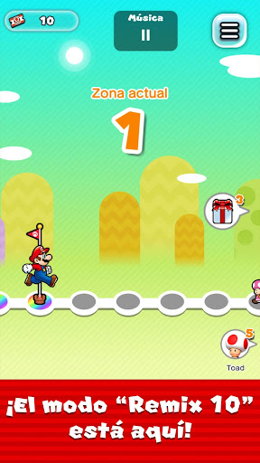 Captura de pantalla de Super Mario Run