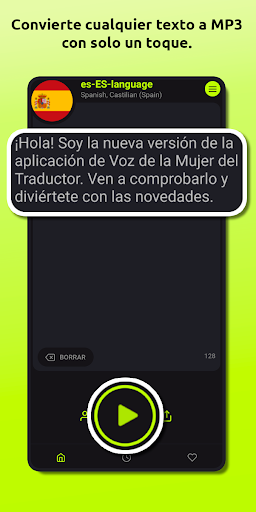 Captura de pantalla de Voz de la Mujer del Traductor