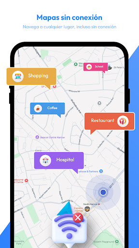 Captura de pantalla de Vista satelital- Mapas - Radar