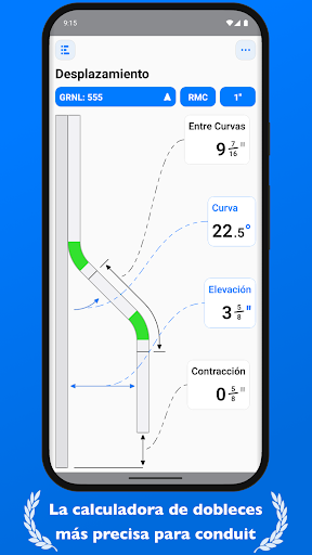 Captura de pantalla de QuickBend: Doblado de Conducto