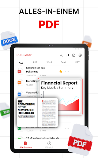 PDF Reader - PDF Converter Screenshot
