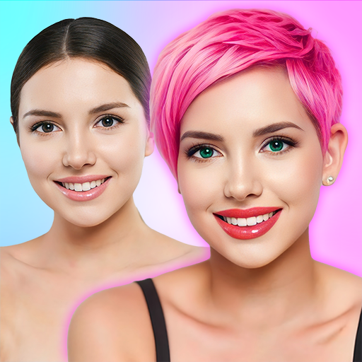 Haare Filter: Haarfarbe Ändern-Symbol
