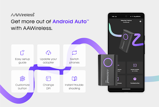Captura de pantalla de AAWireless for Android Auto™