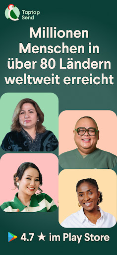 Taptap Send: Geld Senden Screenshot