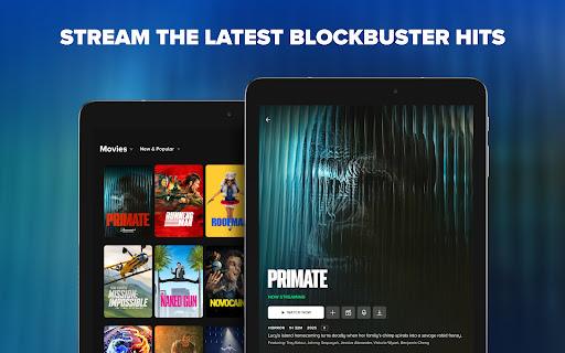 Captura de pantalla de Paramount+