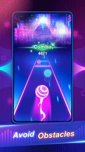 Rolling Music Ball: EDM Rush screenshot