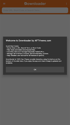 Captura de pantalla de Downloader by AFTVnews