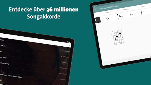Chordify: Akkorde & Stimmgerät Screenshot