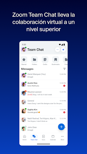 Captura de pantalla de Zoom Workplace