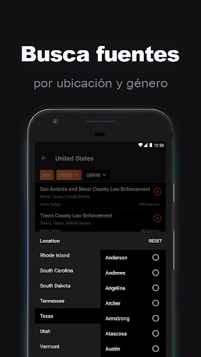 Captura de pantalla de Escáner Policial